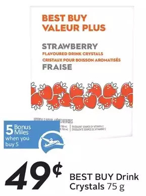 Sobeys Best buy drink crystals offer