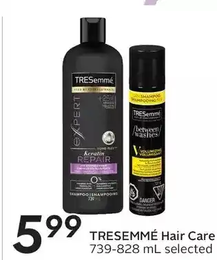 Sobeys Tresemmé hair care offer