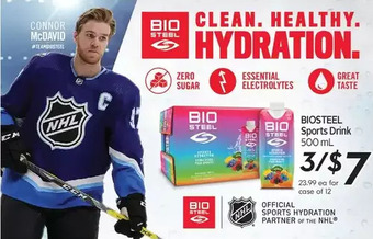 Sobeys Biosteel sports drink offer