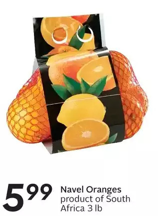 Sobeys Navel oranges offer