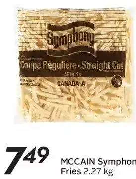Sobeys Mccain symphony fries offer