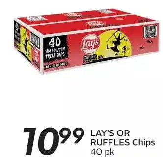 Sobeys Lay's or ruffles chips offer