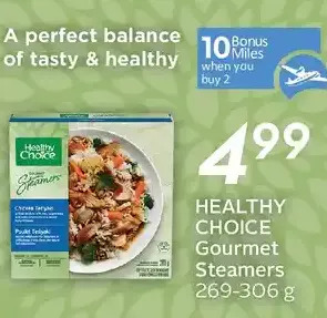 Sobeys Healthy choice gourmet steamers offer