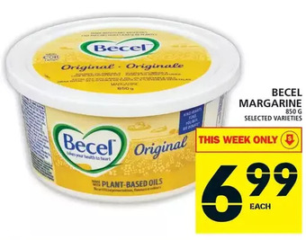 Food Basics Becel margarine offer