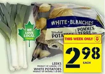 Food Basics Leeks | white potatoes offer