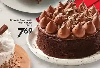 Sobeys Brownie cake made with kit kat offer