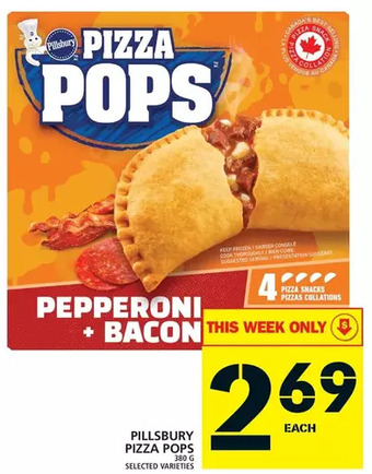 Food Basics Pillsbury pizza pops offer