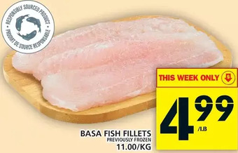 Food Basics Basa fish fillets offer