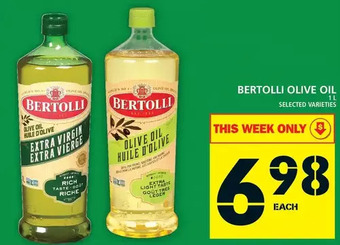 Food Basics Bertolli olive oil offer