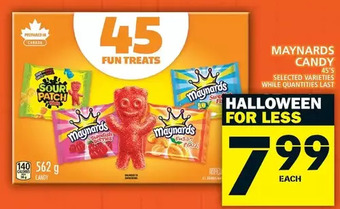 Food Basics Maynards candy offer