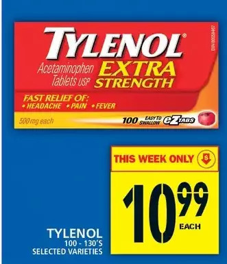 Food Basics Tylenol offer