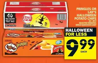 Food Basics Pringles or lay's halloween potato chips offer