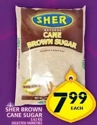 Food Basics Sher brown cane sugar offer