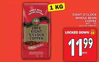 Food Basics Eight o'clock whole bean coffee offer