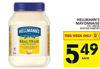 Food Basics Hellmann's mayonnaise offer
