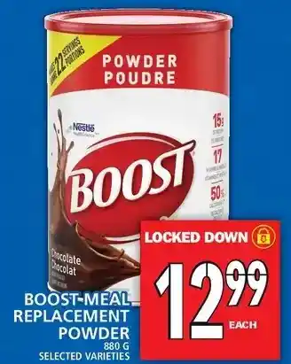 Food Basics Boost meal replacement powder offer