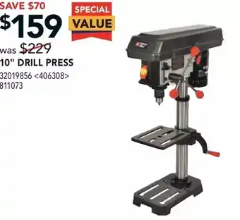 10" drill press