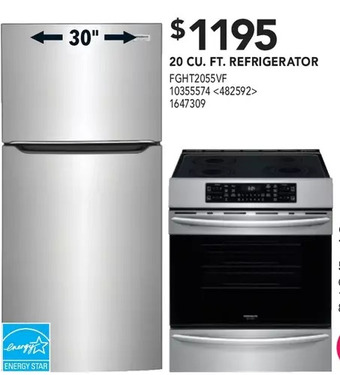 Lowe's Ge 20 cu. ft. refrigerator offer
