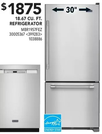 RONA Maytag 18.67 cu. ft. refrigerator offer