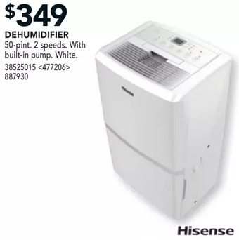 RONA Hisense dehumidifier offer