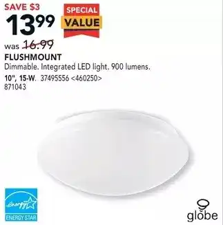 RONA Globe flushmount offer
