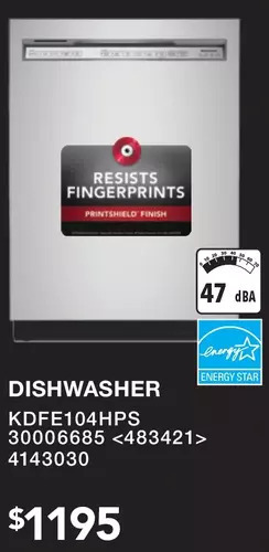 RONA Kitchenaid dishwasher offer