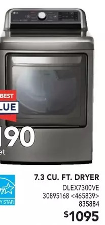 RONA Lg 7.3 cu. ft. dryer offer