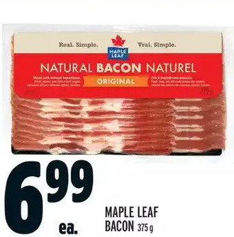 Metro Maple leaf bacon offer