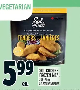 Metro Sol cuisine frozen meal offer