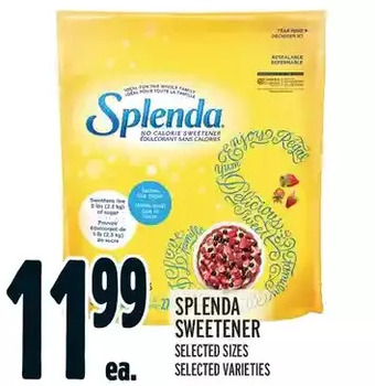 Metro Splenda sweetener offer