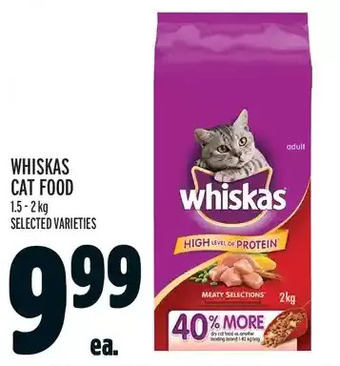 Metro Whiskas cat food offer
