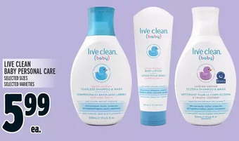 Metro Live clean baby personal care offer
