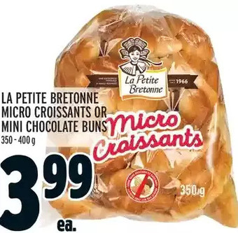 Metro La petite bretonne micro croissants or mini chocolate buns offer