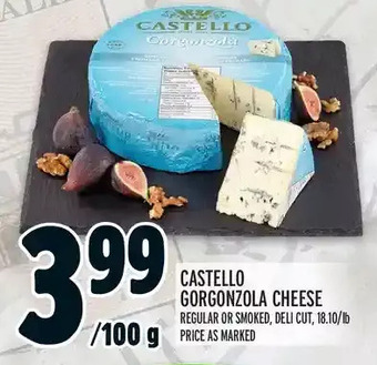 Metro Castello gorgonzola cheese offer