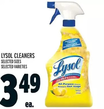 Metro Lysol cleaners offer