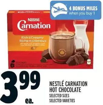 Metro Nestlé carnation hot chocolate offer