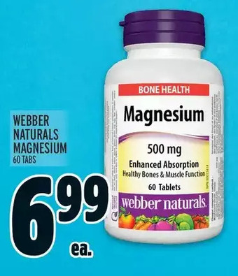 Metro Webber naturals magnesium offer