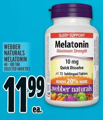 Metro Webber naturals melatonin offer
