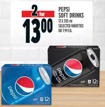 Metro Pepsi soft drinks offer