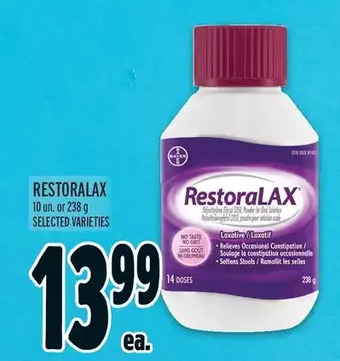 Metro Restoralax offer