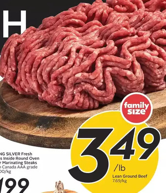 Sobeys Urban Fresh Lean ground beef offer