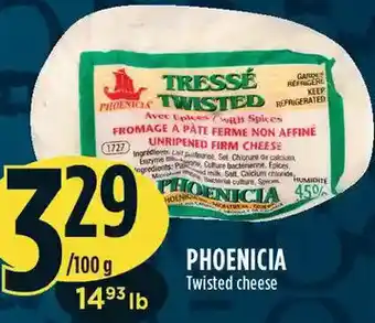 Marché Adonis Phoenicia Twisted Cheese 100g offer