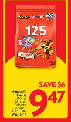 Walmart Hershey's candy offer