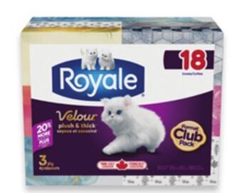 Walmart Royale facial tissue offer