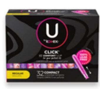 Walmart U by kotex 2x premium pads, tampons or liners offer