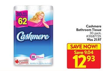 Walmart Cashmere bathroom tissue offer
