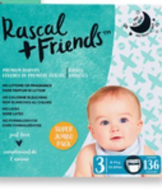 Walmart Rascal + friends jumbo box diapers offer