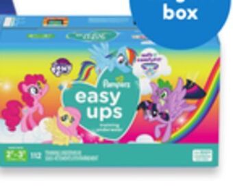 Walmart Pampers giant easy ups training pants offer
