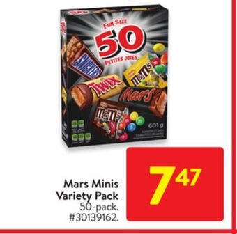 Walmart Mars minis variety pack offer