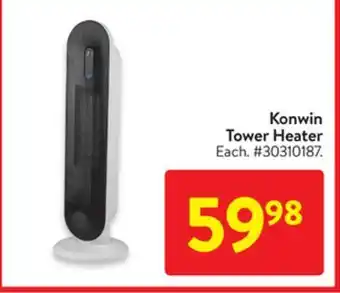 Walmart Konwin tower heater offer